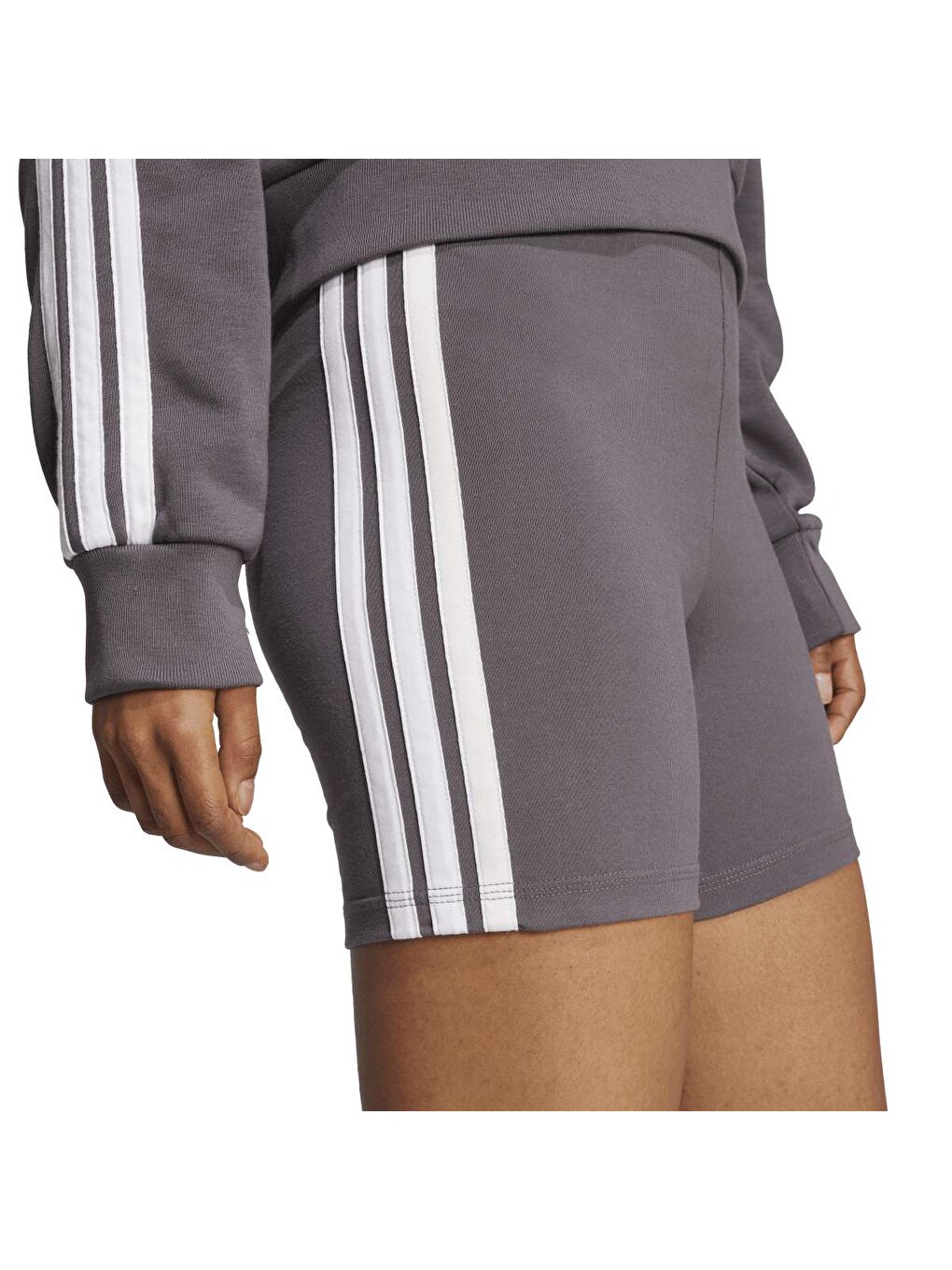 3-Stripes Sj Bk 1/2 Kadın Gri Tayt-3