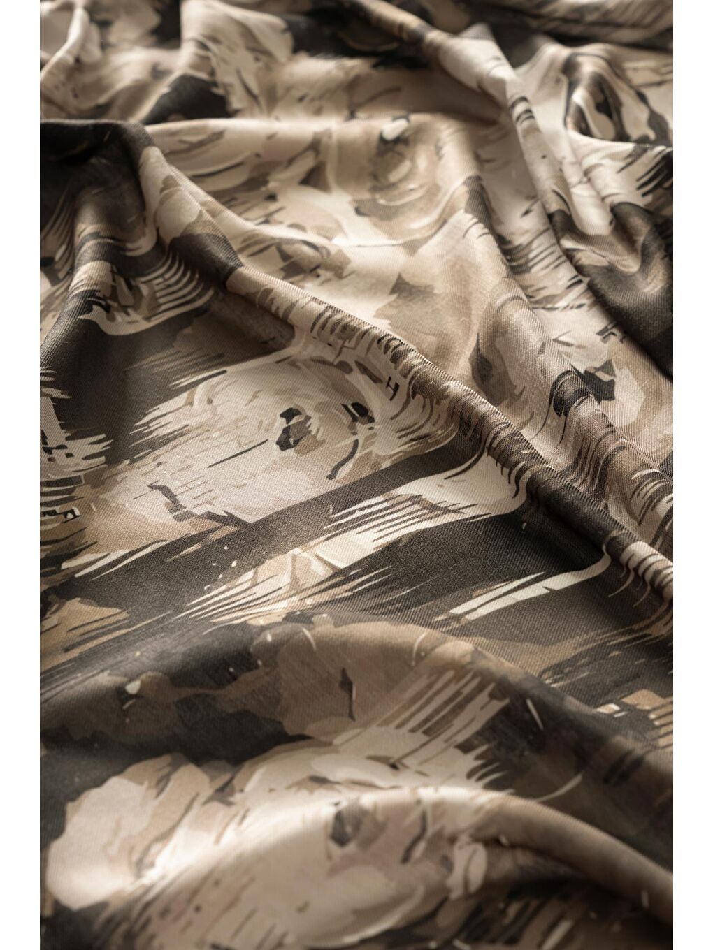 Kahverengi Kadın Millas Soft Eşarp-2