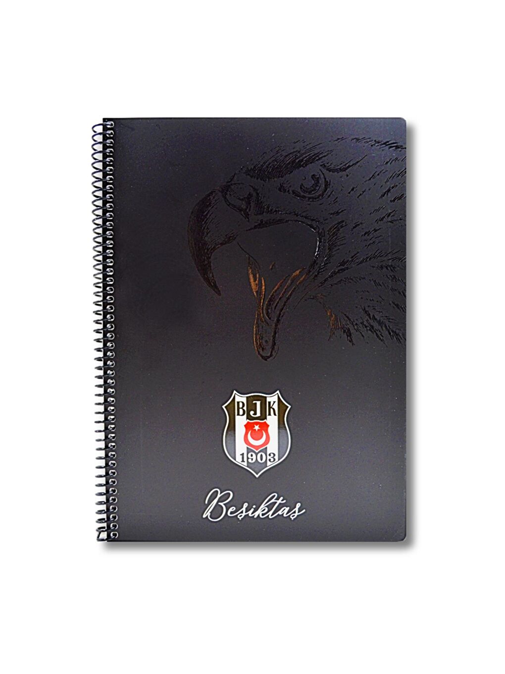 A4 72 Yaprak Karton Kapak Spiralli Defter Kareli (594563) 1 Adet-1