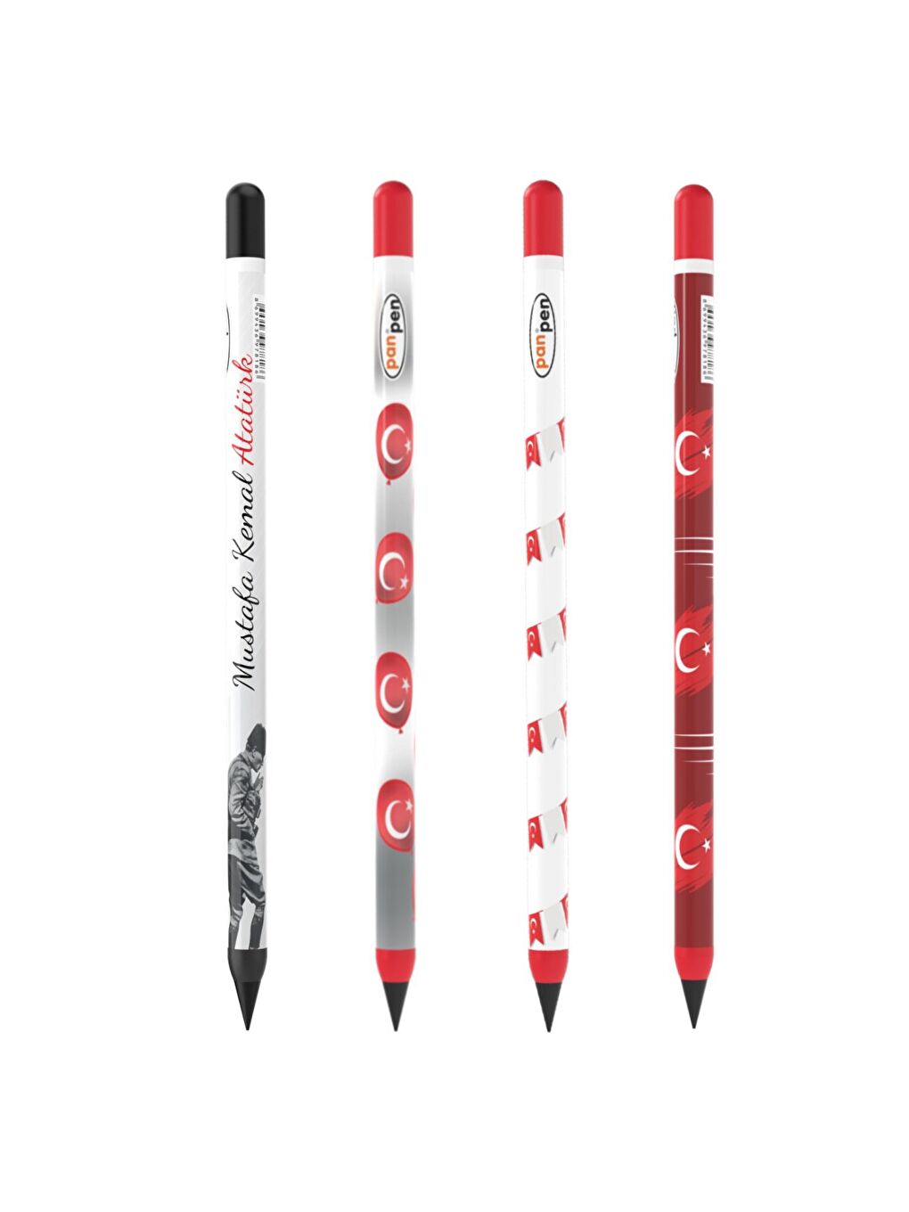 Panpen Türkiye Serisi Bitmeyen Kartuş Kurşun Kalem (PAN718) 12 Adet-2