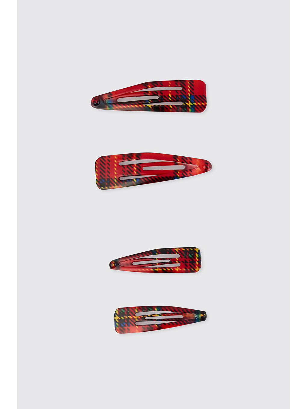 Kız Çocuk 4'lü Kırmızı Toka Seti