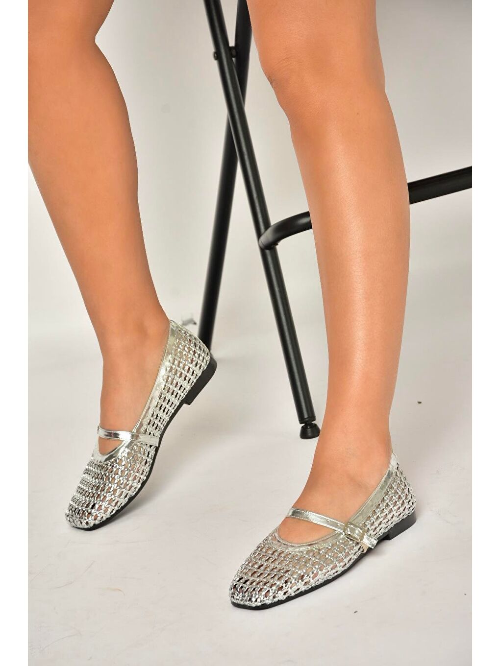 Gri Gümüş Kadın Babet Y726431709-4