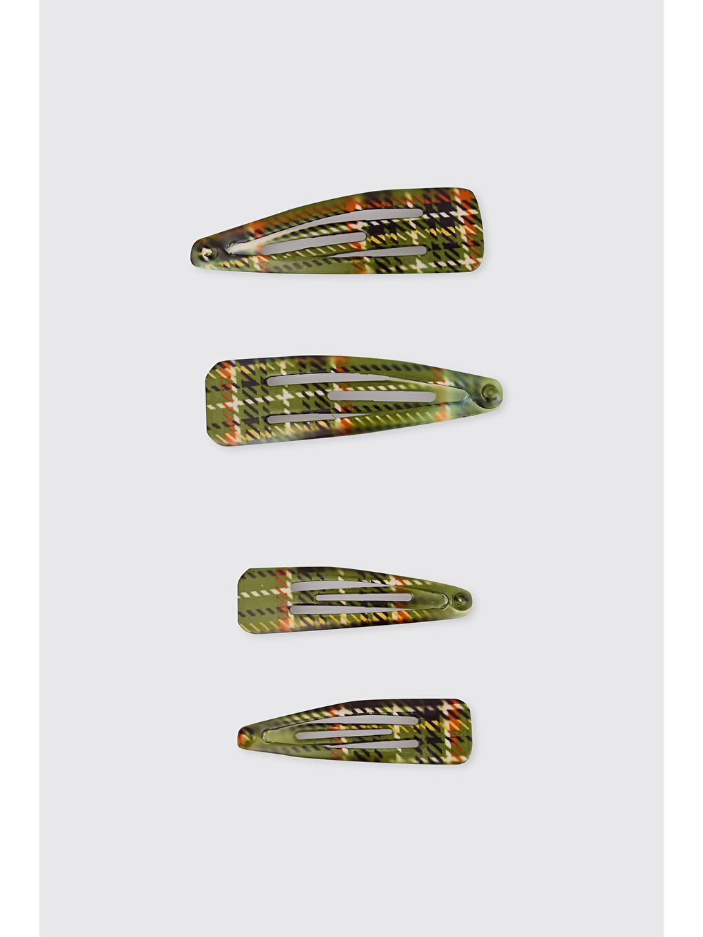 Kız Çocuk 4'lü Yeşil Toka Seti