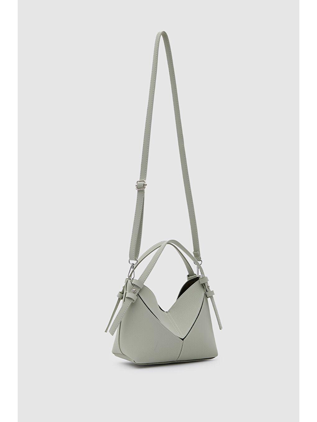 Yeşil Rada Asimetrik Charmlı El Ve Çapraz Mint-1