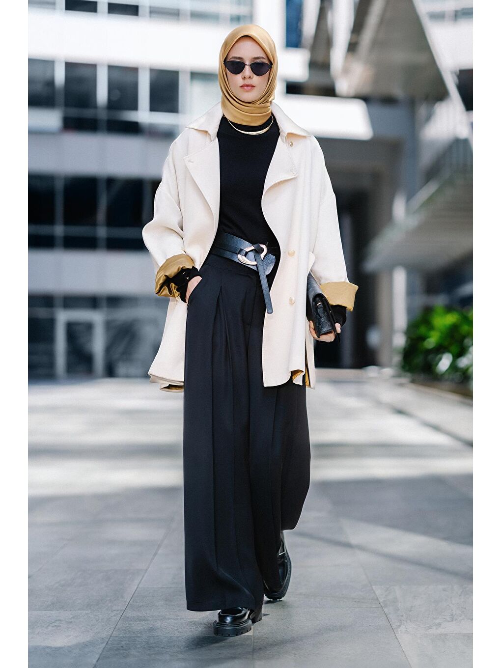 Bej El Dikişli Kap 24K7514 Ekru