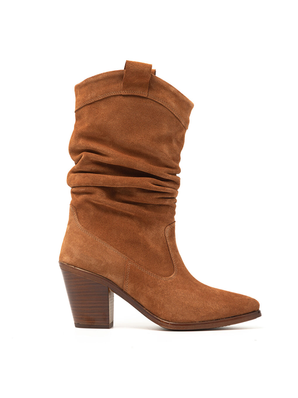 Kahverengi Kadın Çizme RC-25K-001-R17300 Taba Süet