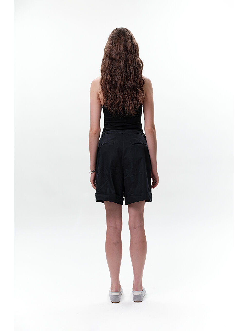 Cep Kemerli Şort Lacivert-7