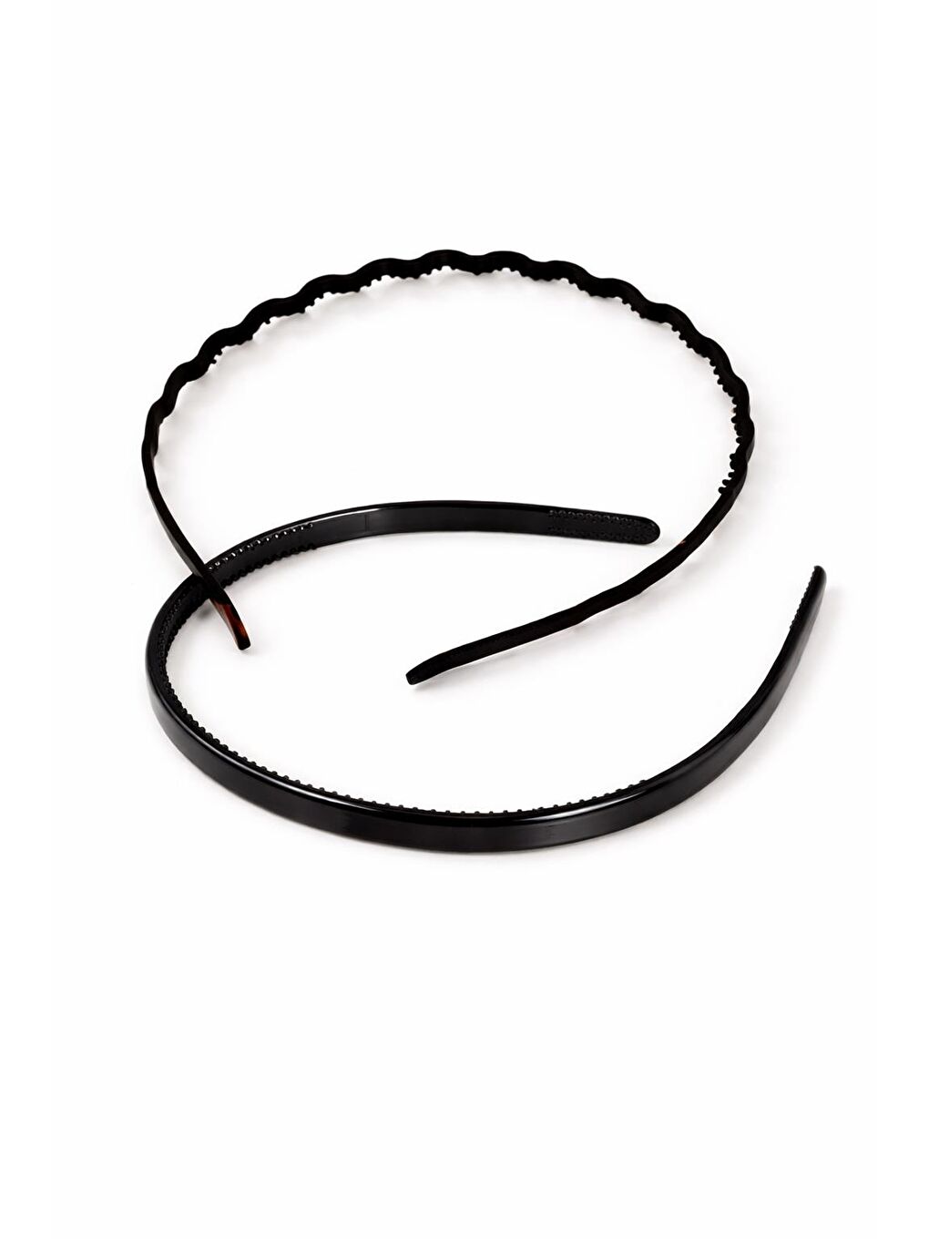 Midi Ve Dalgalı Siyah Taç 2 adet-1