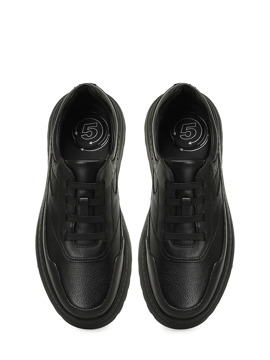 109053.M 5PR Siyah Erkek Comfort Ayakkabı-3