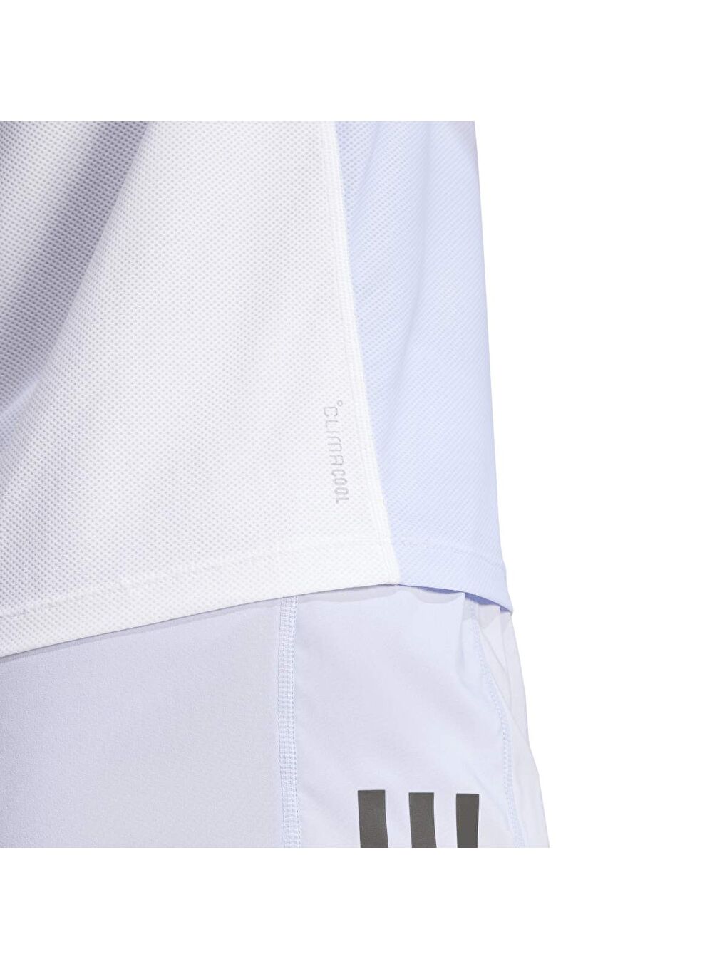 Own The Run Climacool Colorblock Kadın Beyaz Yuvarlak Yaka Tişört-3