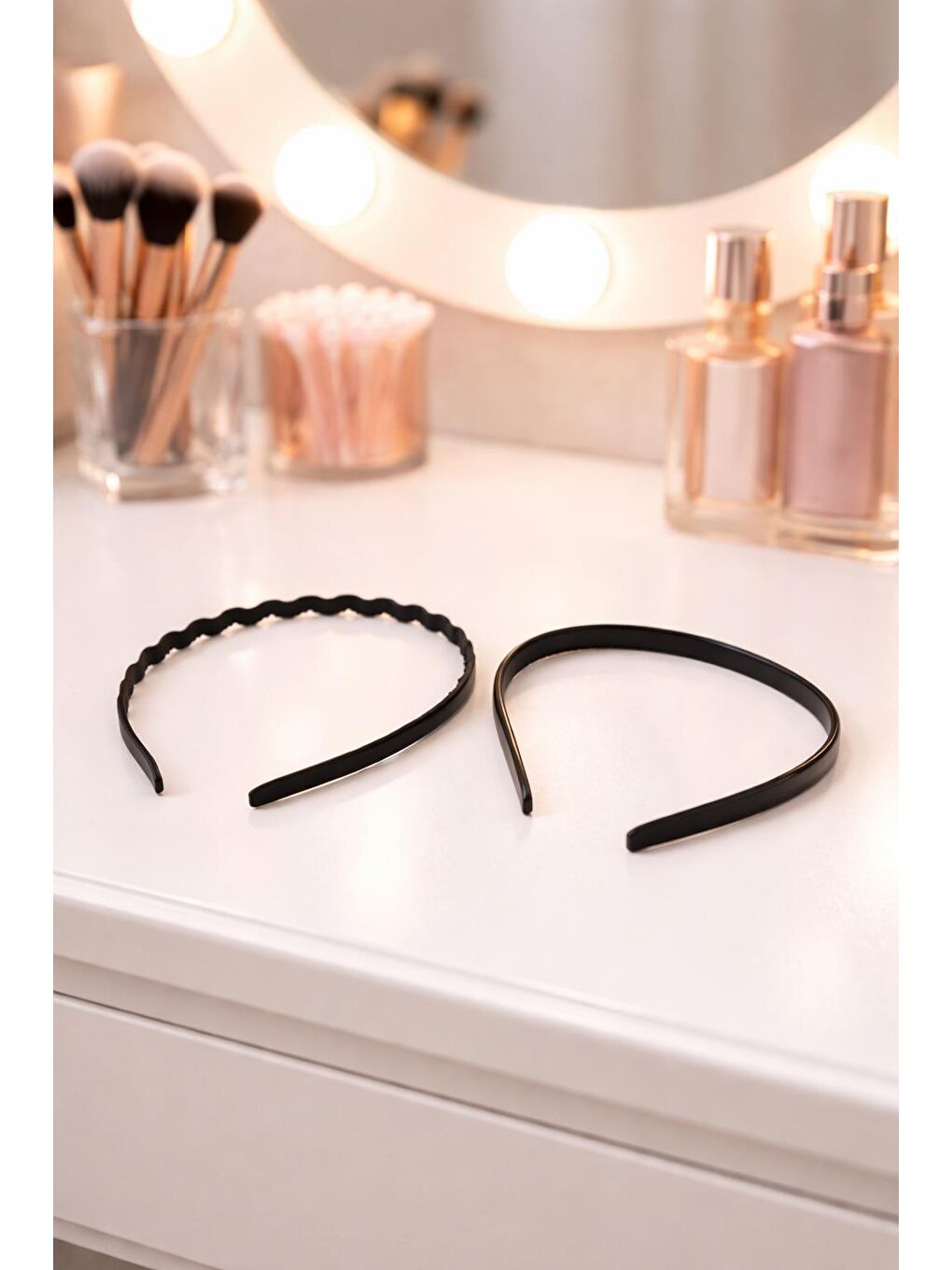Midi Ve Dalgalı Siyah Taç 2 adet-3