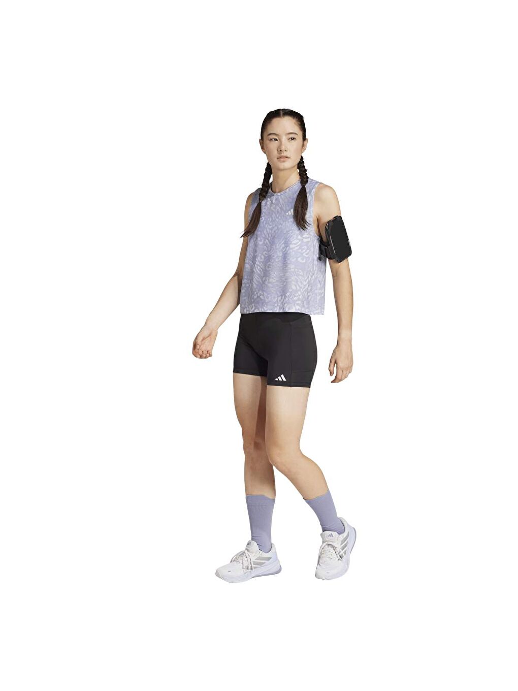 Own The Run Kadın Gri Yuvarlak Yaka Atlet-4