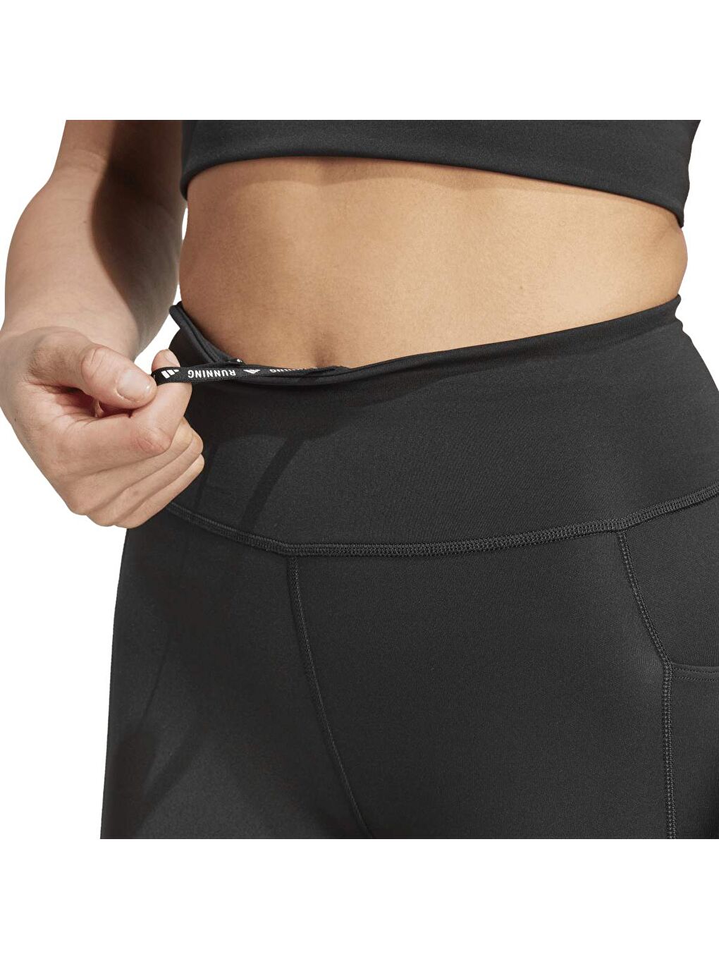 Own The Run 7/8 Kadın Siyah Tayt-2