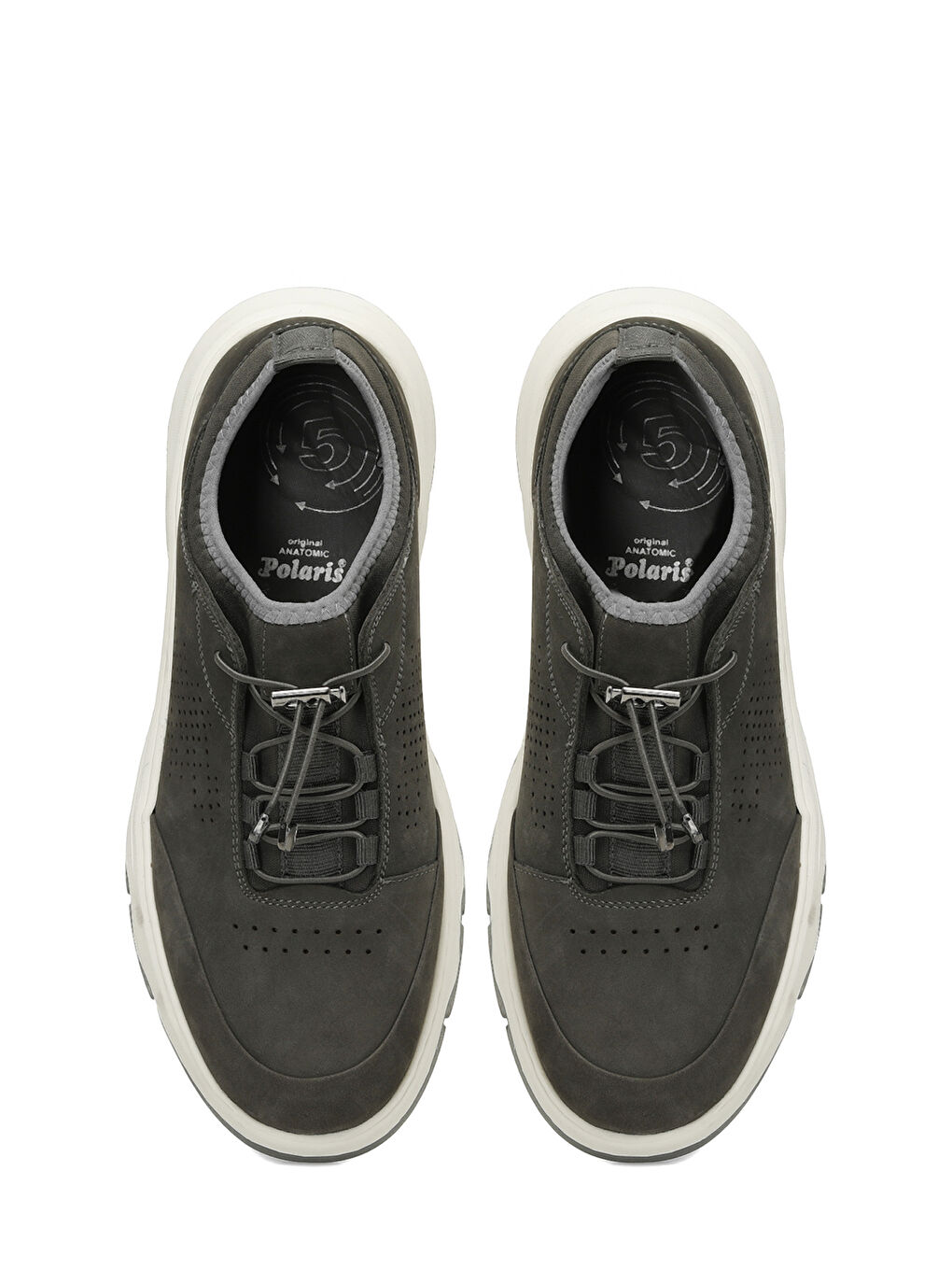 108075N.M 5FX Gri Erkek Comfort Ayakkabı-3