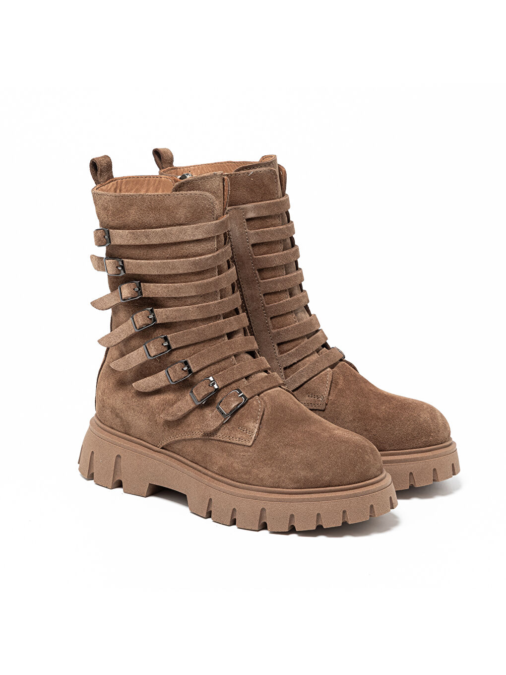 Kahverengi Kadın Bot RC-25K-001-R25-208 Tütün Süet-2