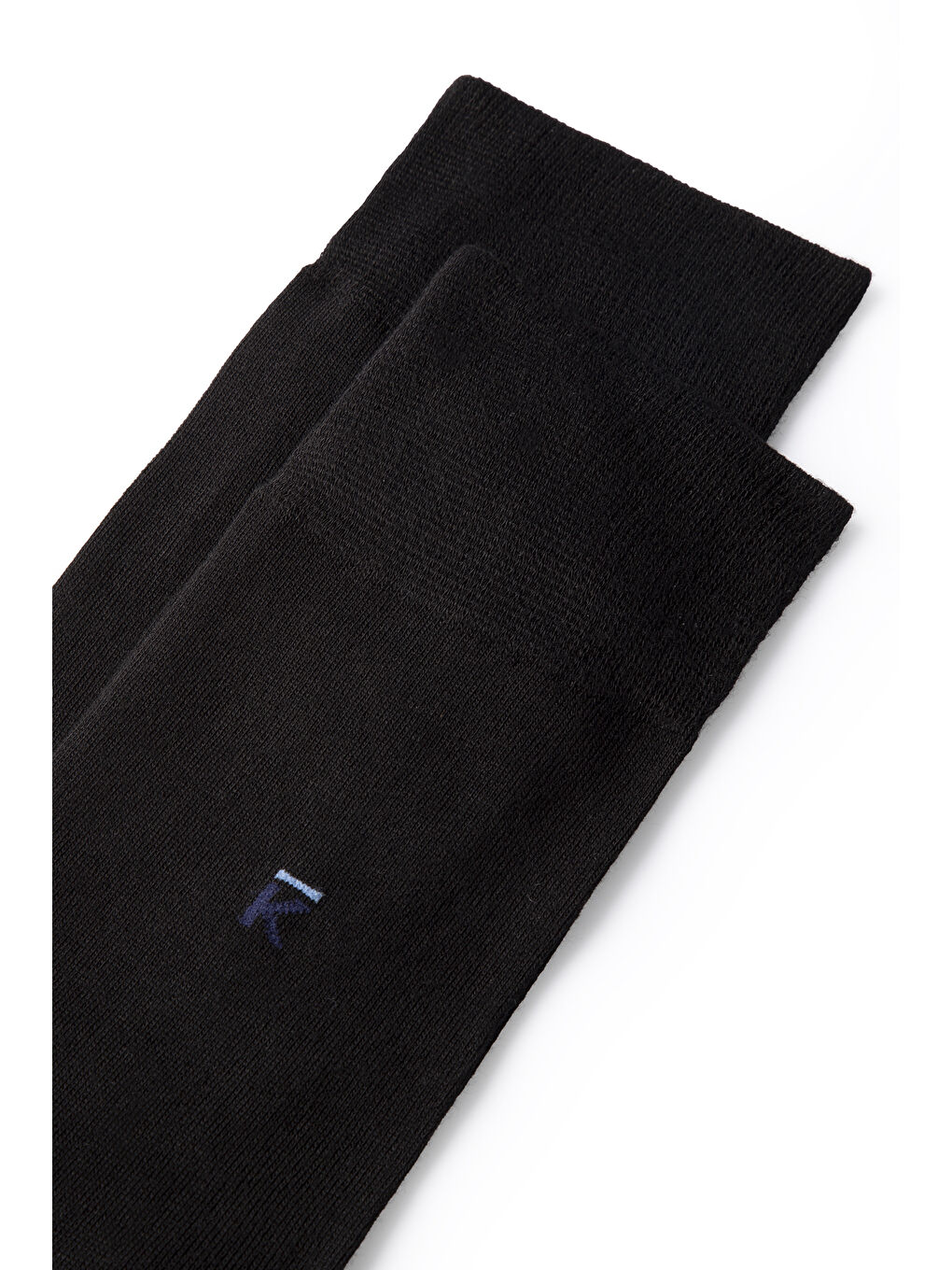 Siyah 3'lü Bambu Karışımlı Düz Çorap Hediye Kutulu Set-3