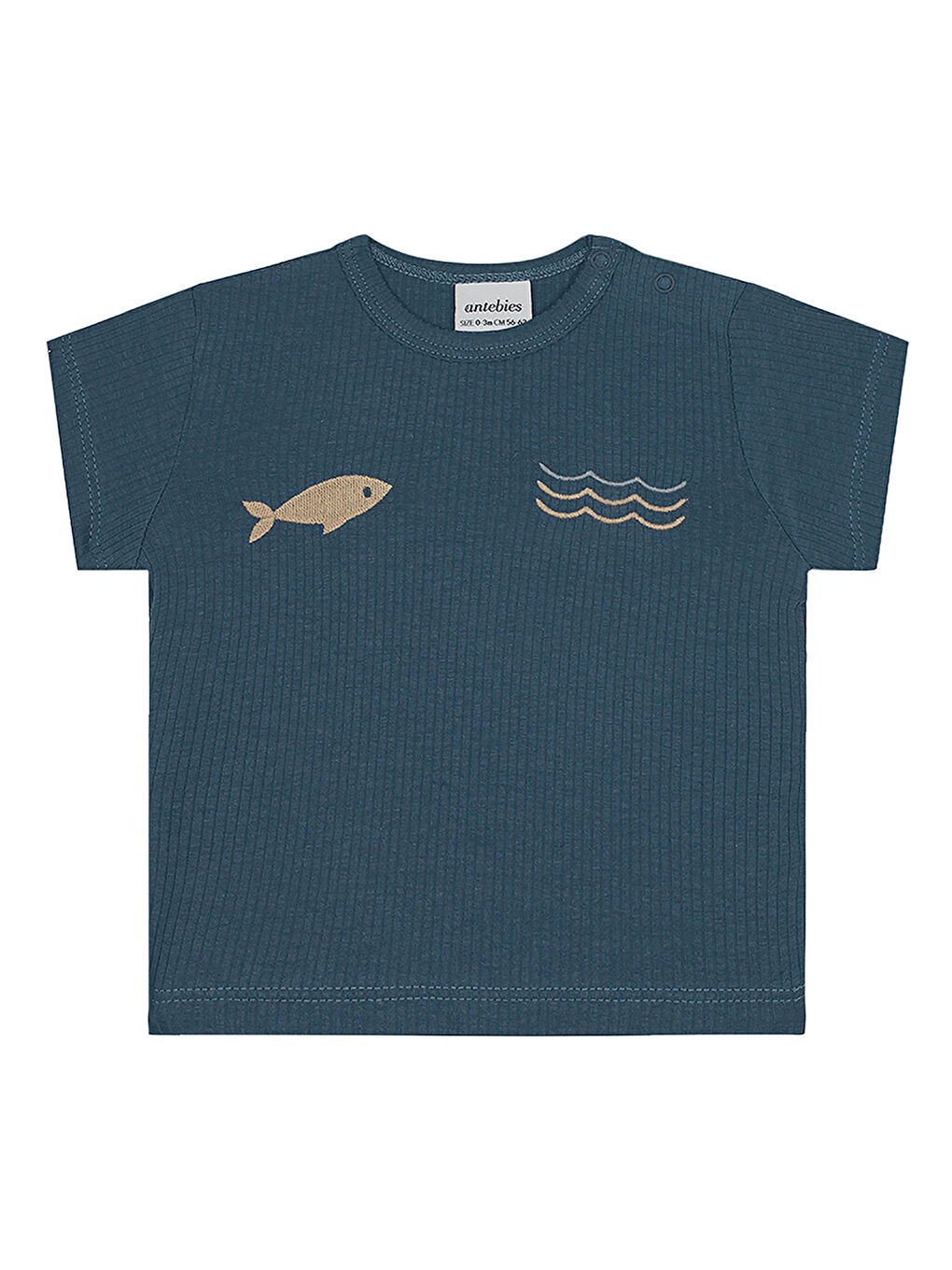 Mavi Minik Denizciler Kısa Kollu Tshirt Şort Set-4