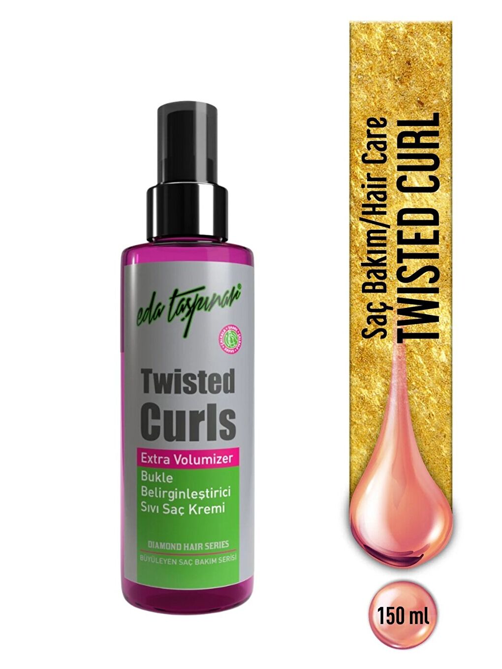 Twisted Curls Bukle Belirginleştirici Sıvı Saç Kremi - 150 ml (EGX80)