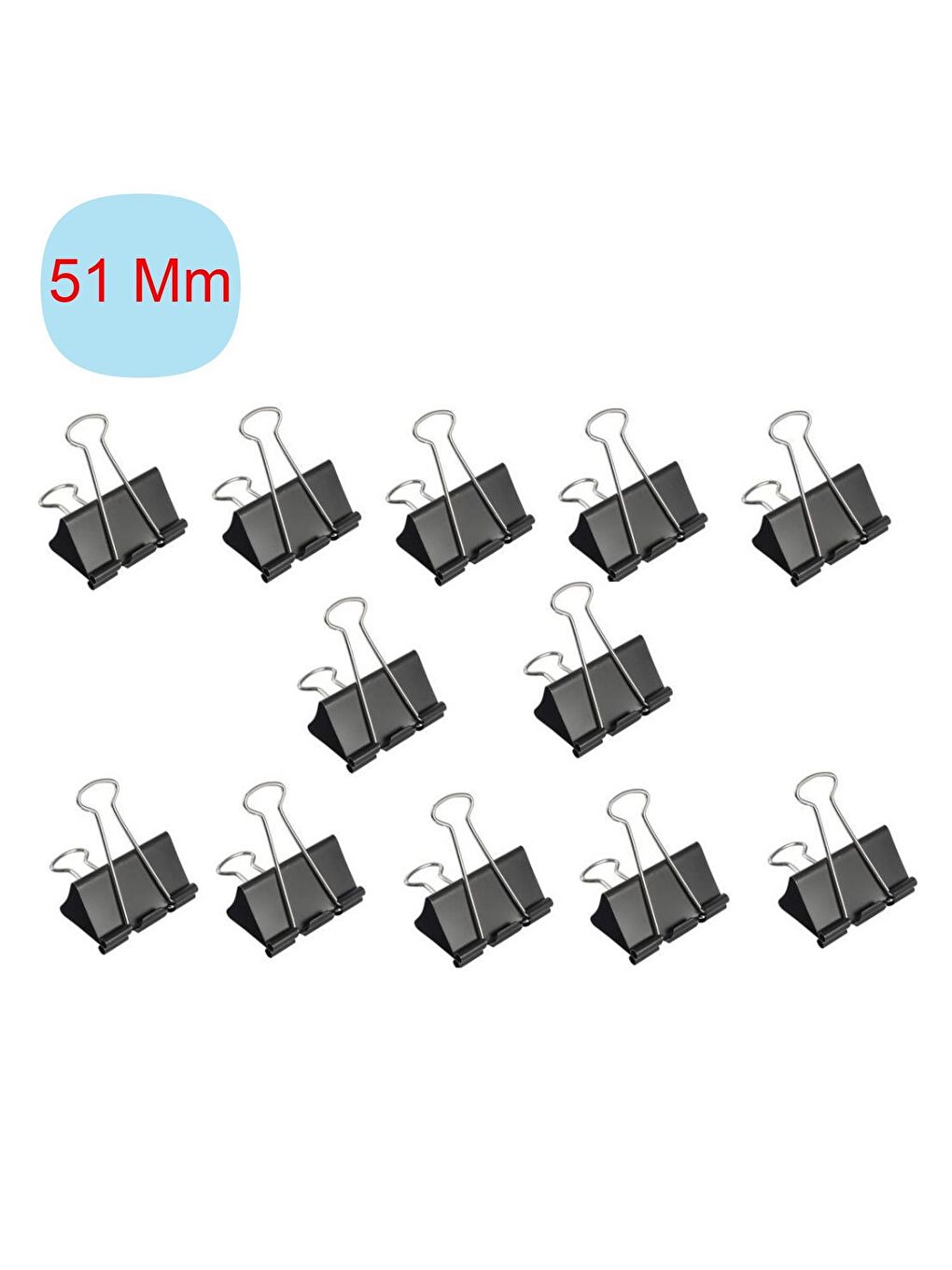 Metal Kıskaç 51 mm 12 Li Paket DC-51-2