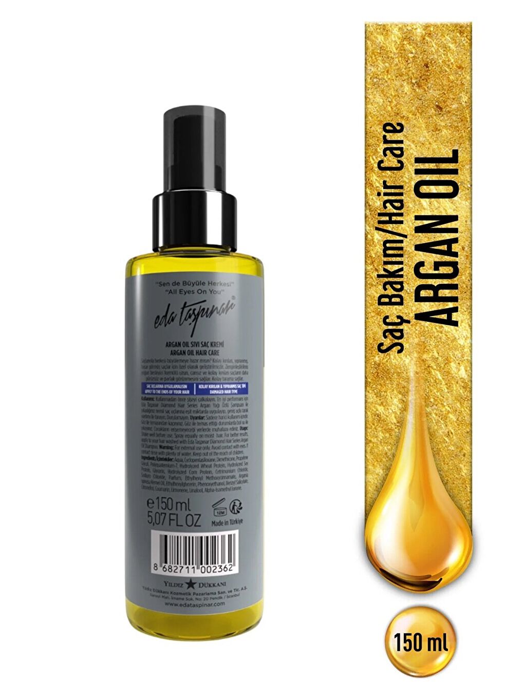Argan Yağlı Sıvı Saç Kremi - 150 ml (egx76)-1