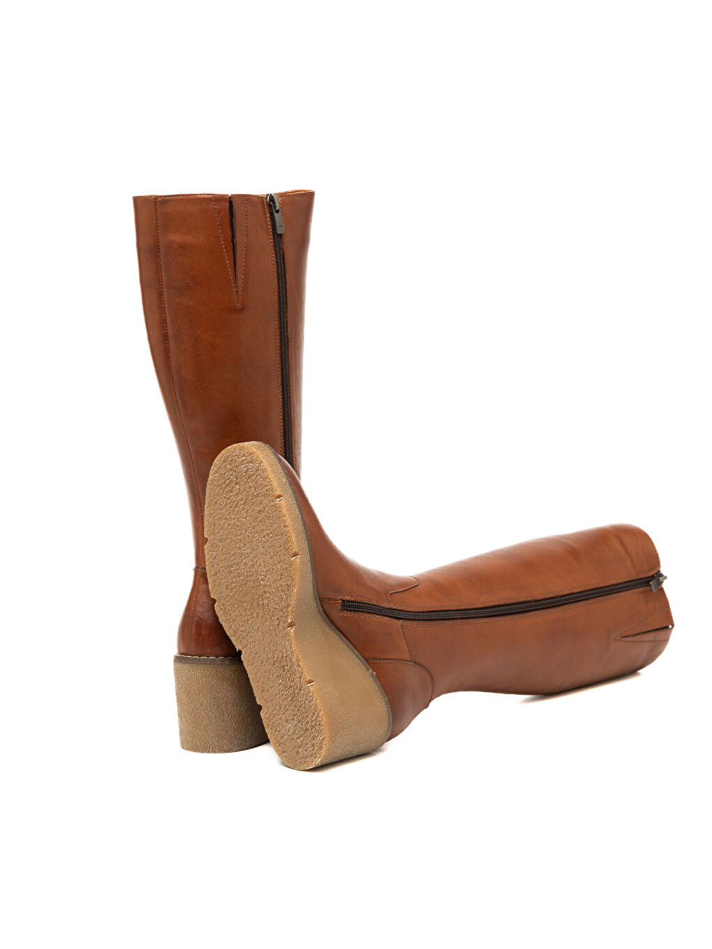 Kahverengi Kadın Çizme 25K12068 Skin Cuoio-Tan-4