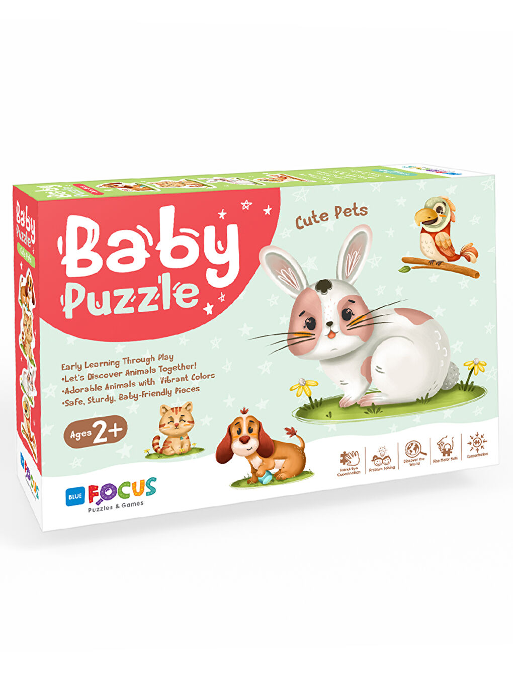 Baby Puzzle Evcil Hayvanlar 13 Parça