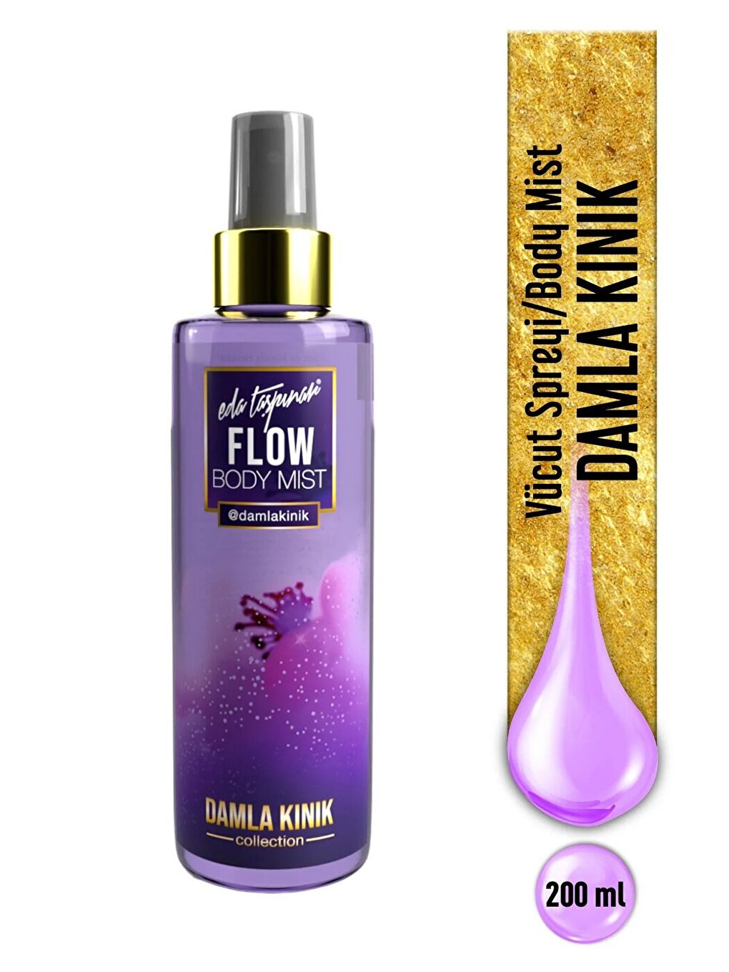 Damla Kınık Collection Body Mist Vücut Spreyi, 200 ml (EGX75)