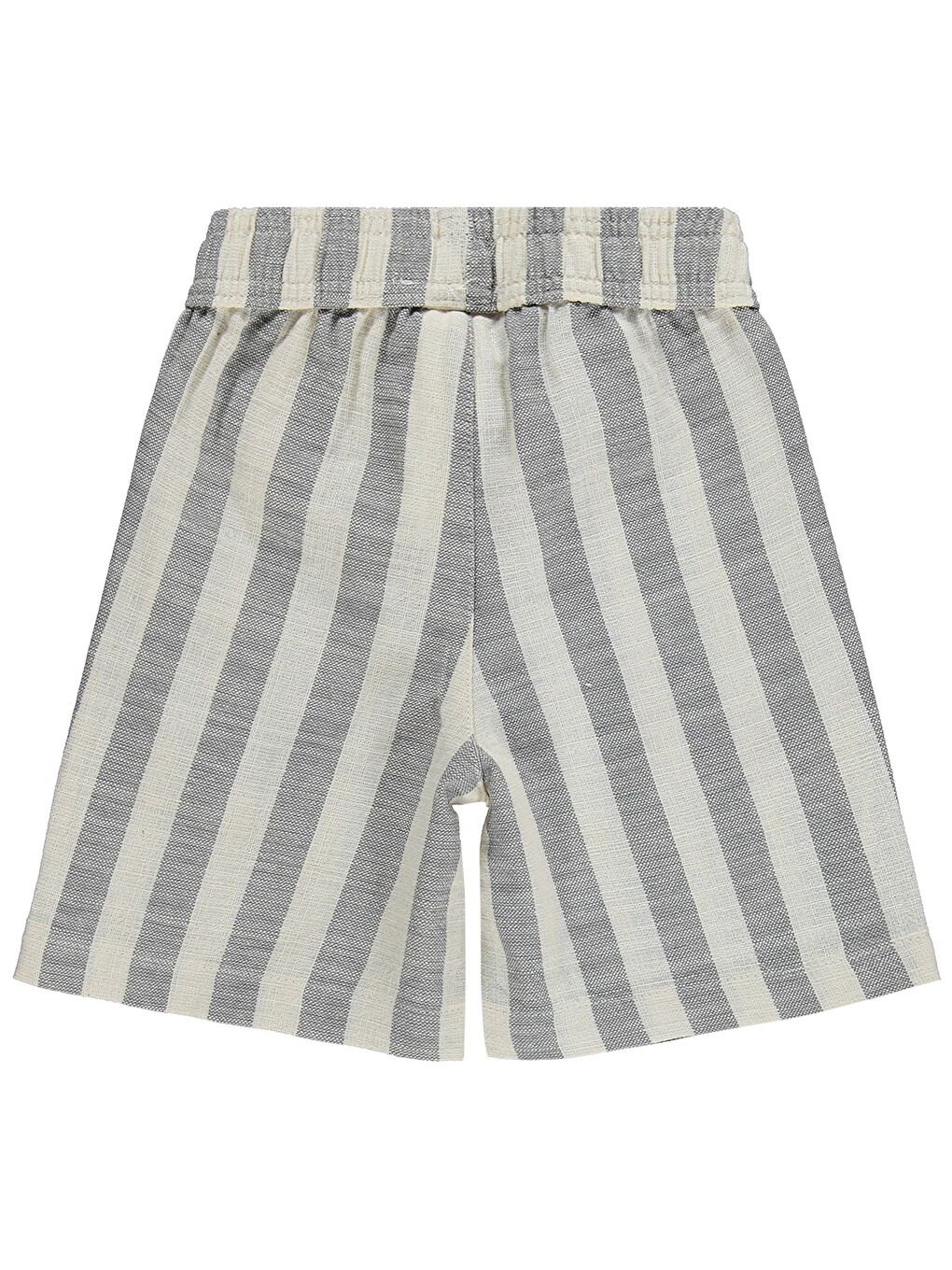 Antrasit Boys Kendinden Çizgili 2-5 Yaş Kapri - Gri-1