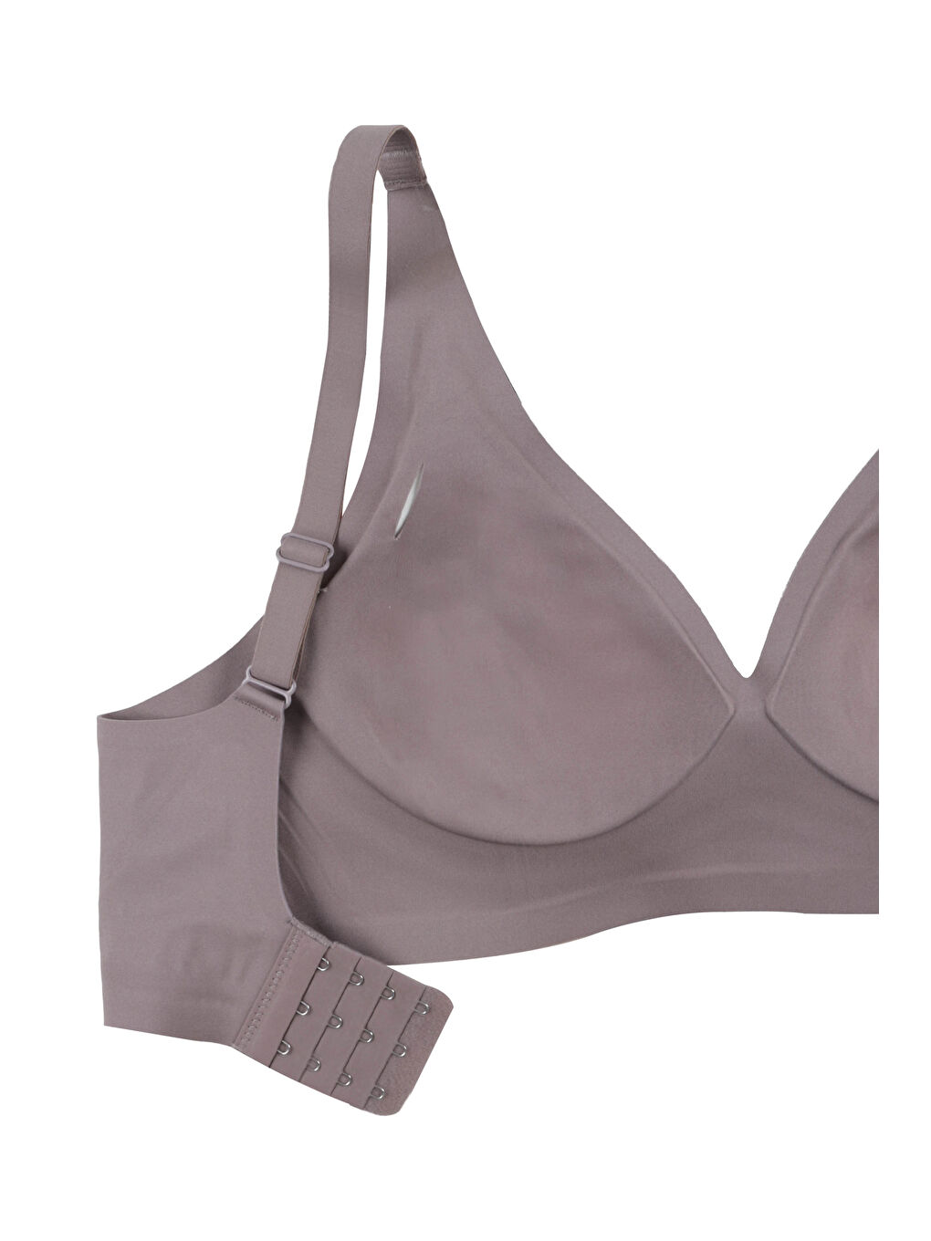 Kahverengi Kadın Balensiz Lazer Dikişsiz Pedli Sütyen-2