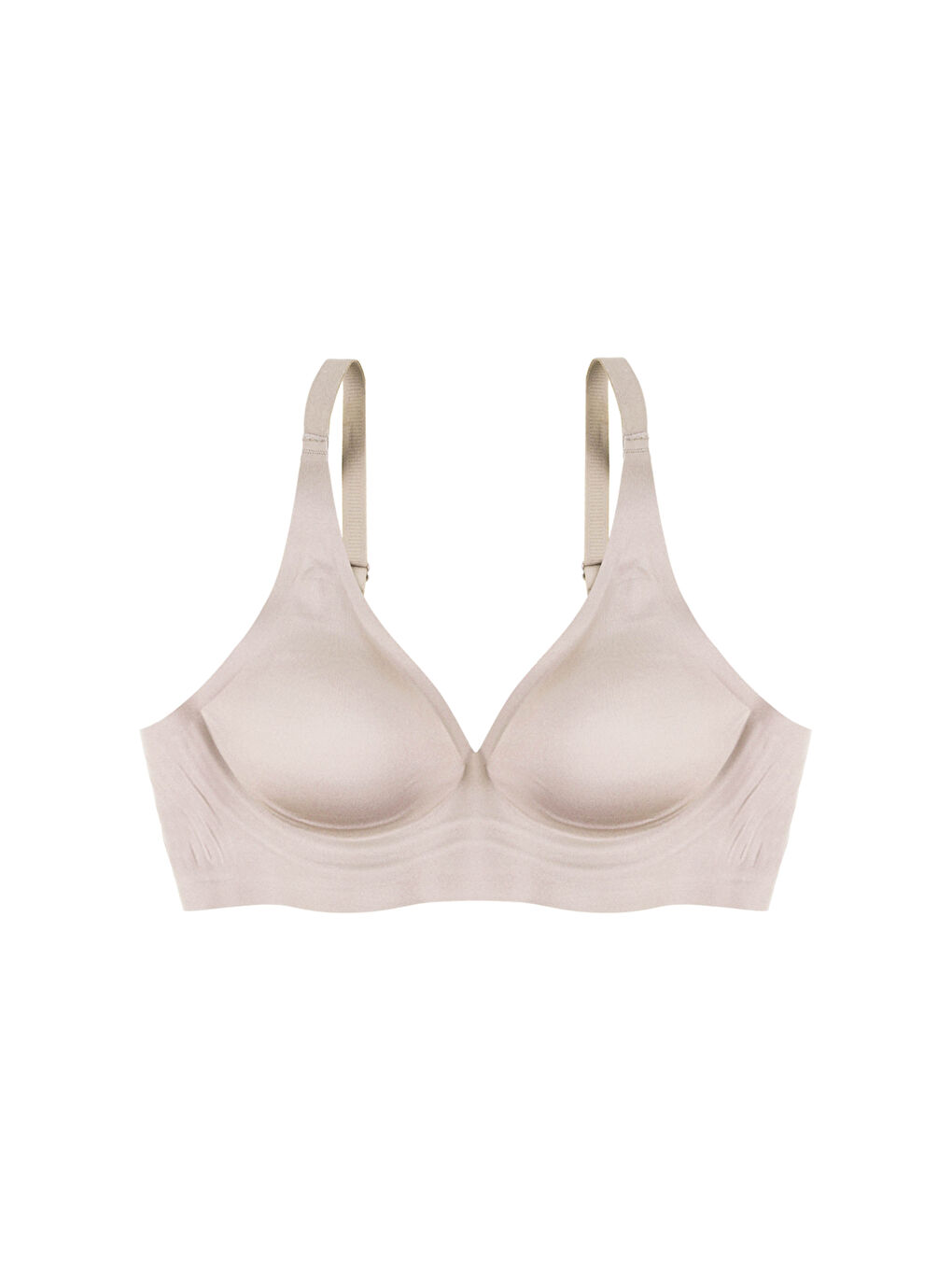Ekru Kadın Balensiz Lazer Dikişsiz Pedli Sütyen
