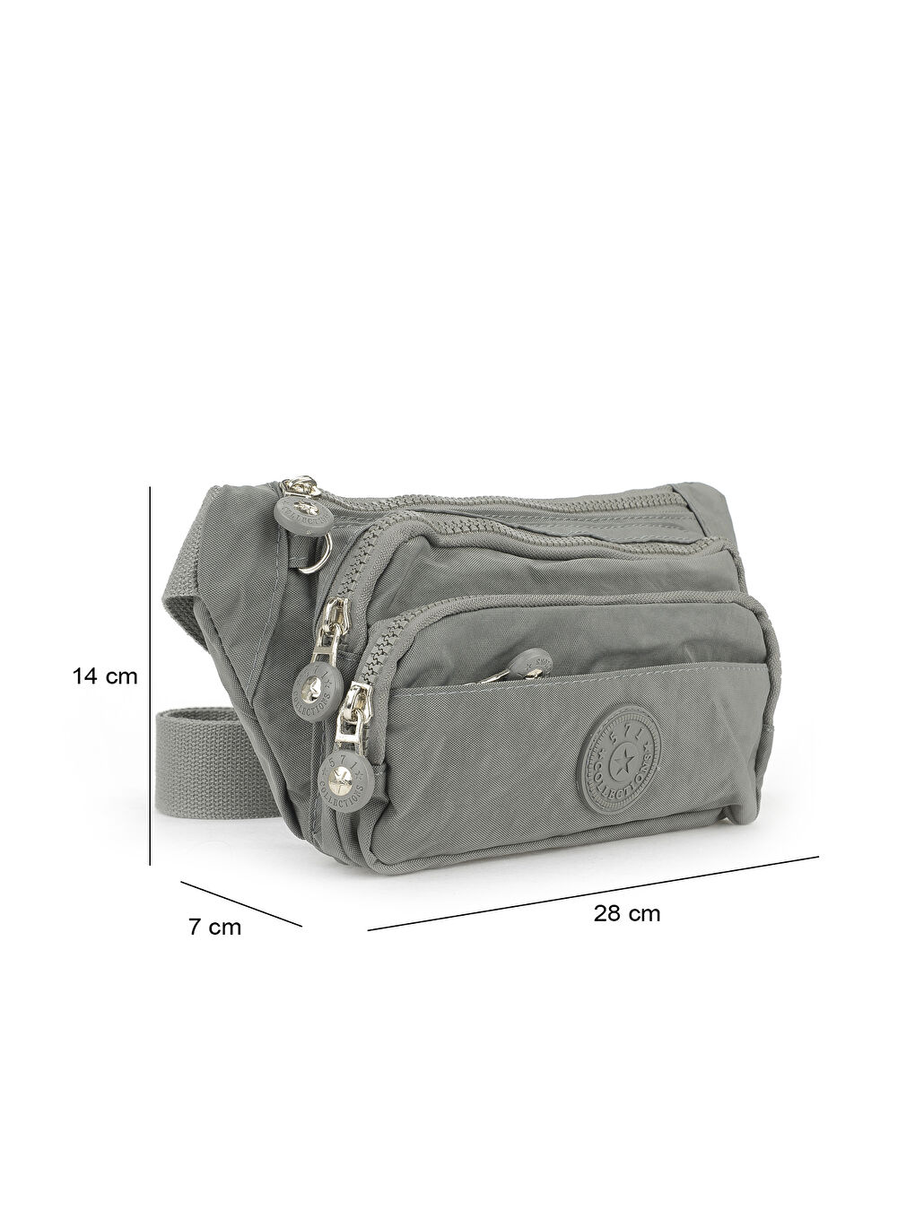 Kadın Bel Çantası 151441Z117H Gri-1