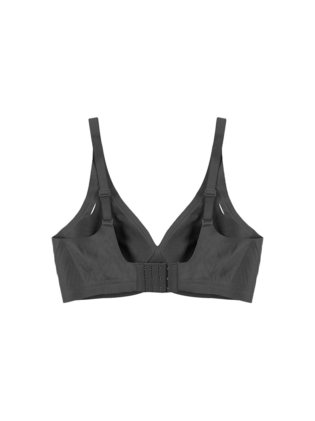 Siyah Kadın Balensiz Lazer Dikişsiz Pedli Sütyen-1