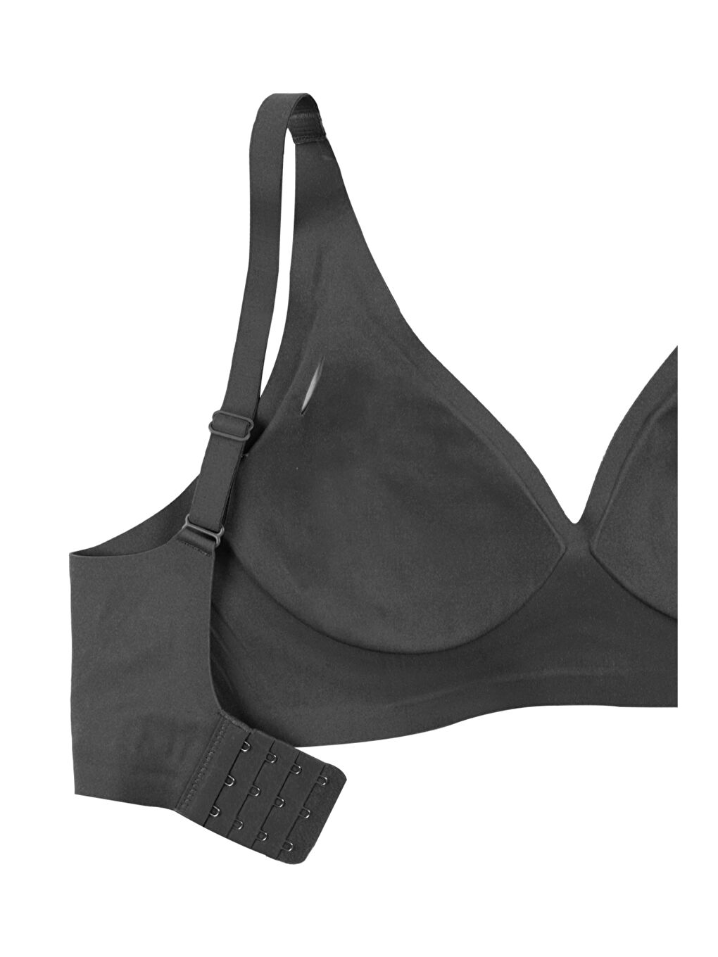 Siyah Kadın Balensiz Lazer Dikişsiz Pedli Sütyen-2
