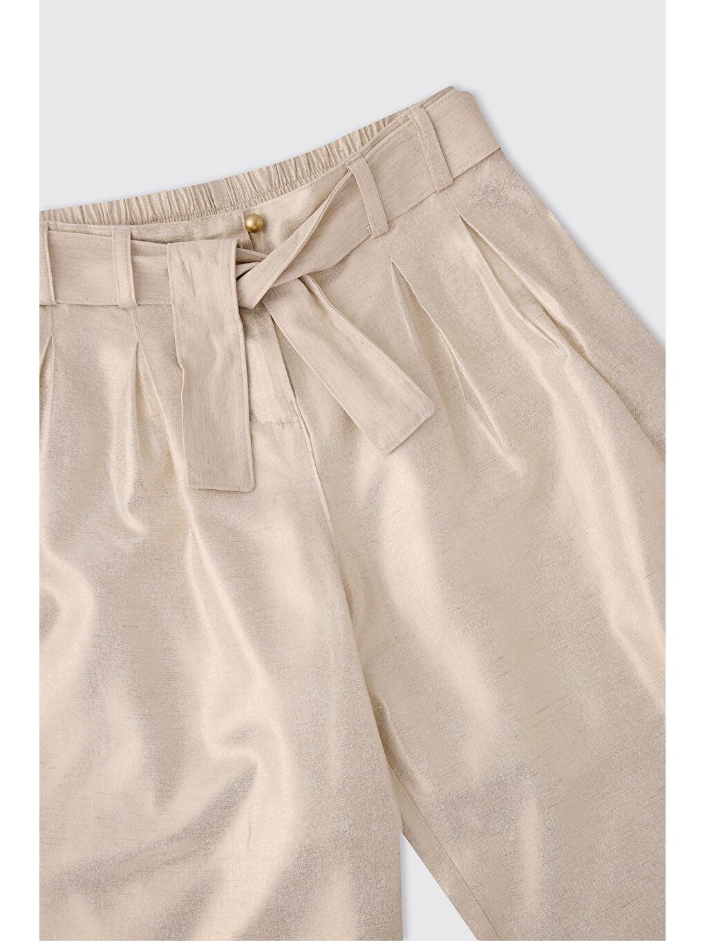 Sarı Kız Çocuk Gold Pantolon-4