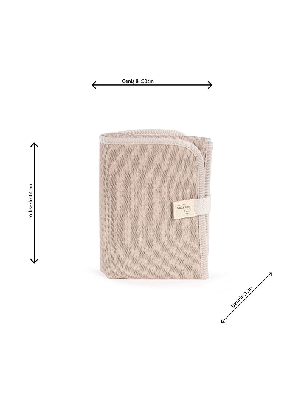 Eco Mum Alt Değiştirme Matı Apricot-1