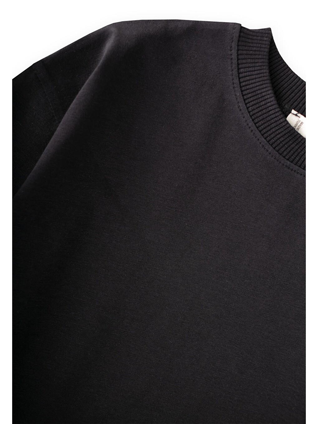 Oversize Mevsimlik T-shirt 2-10 Yaş Siyah-2