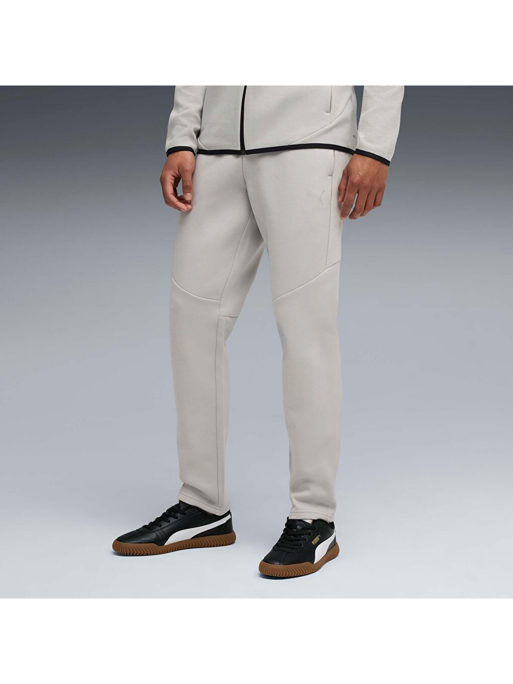 Gri EVOSTRIPE Erkek Eşofman Altı-4