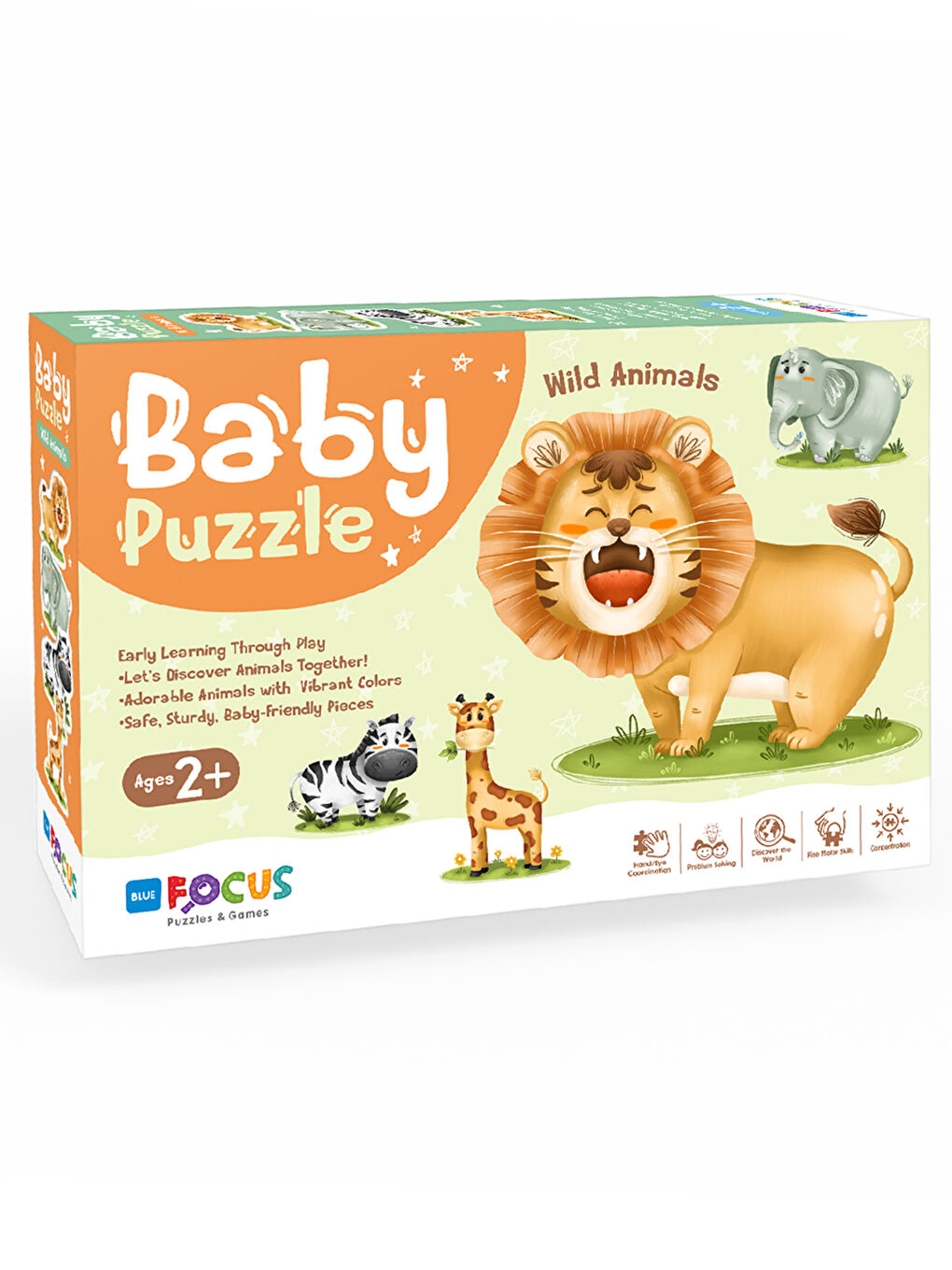 Baby Puzzle Vahşi Hayvanlar 13 Parça