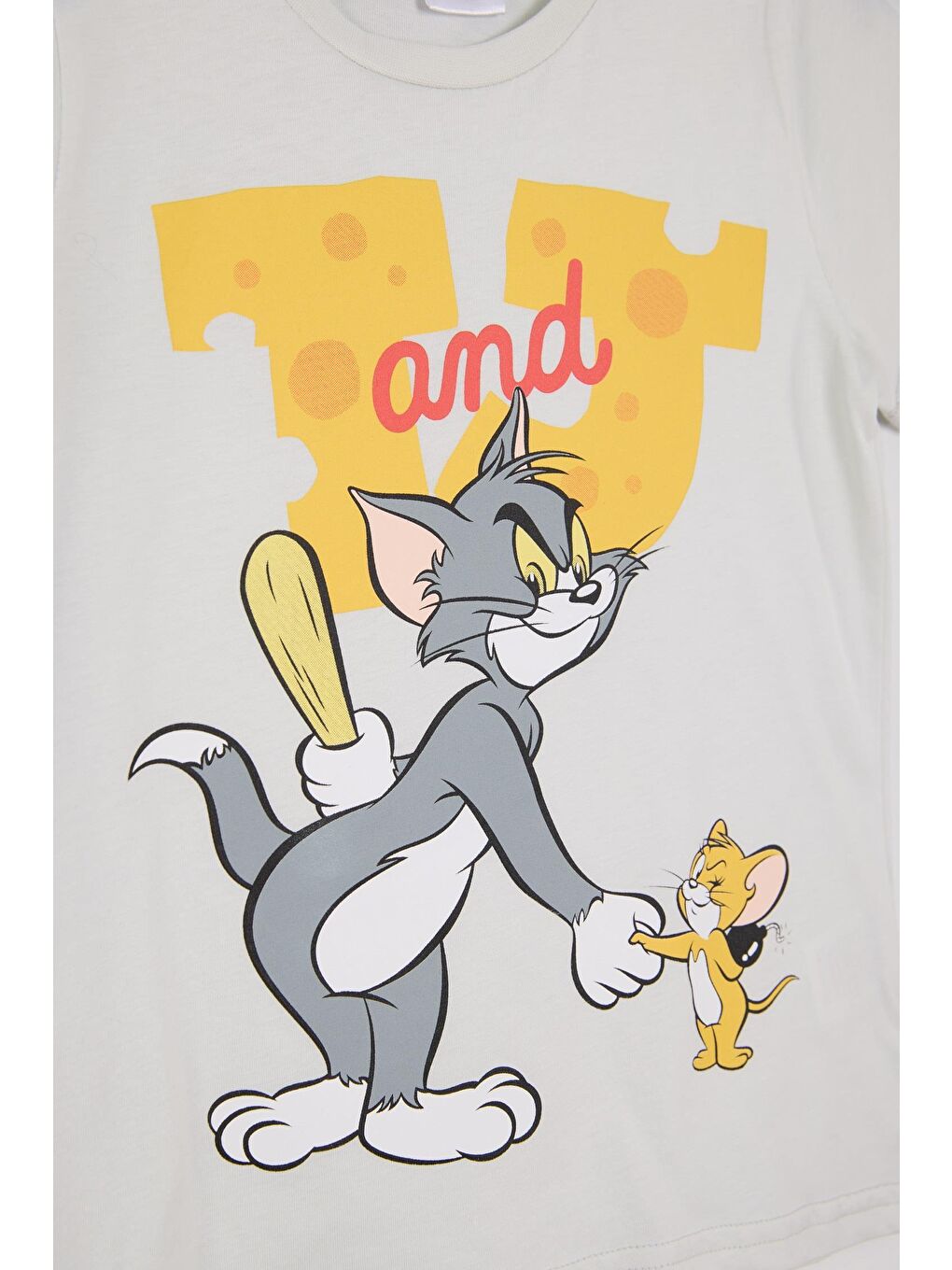 Supermino Gri Tom & Jerry Lisanslı Erkek Çocuk 2'li Takım 22012 - 2