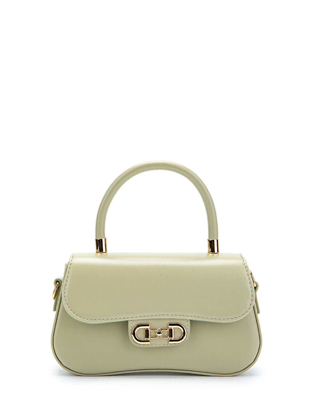 Kapaklı Baget Adel Çapraz Kadın Çanta Yeşil