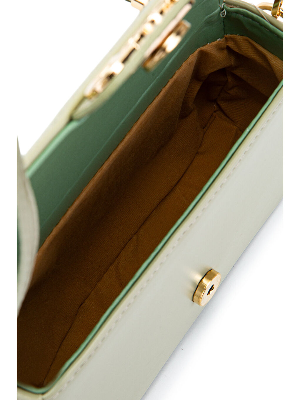 Kapaklı Baget Adel Çapraz Kadın Çanta Yeşil-4