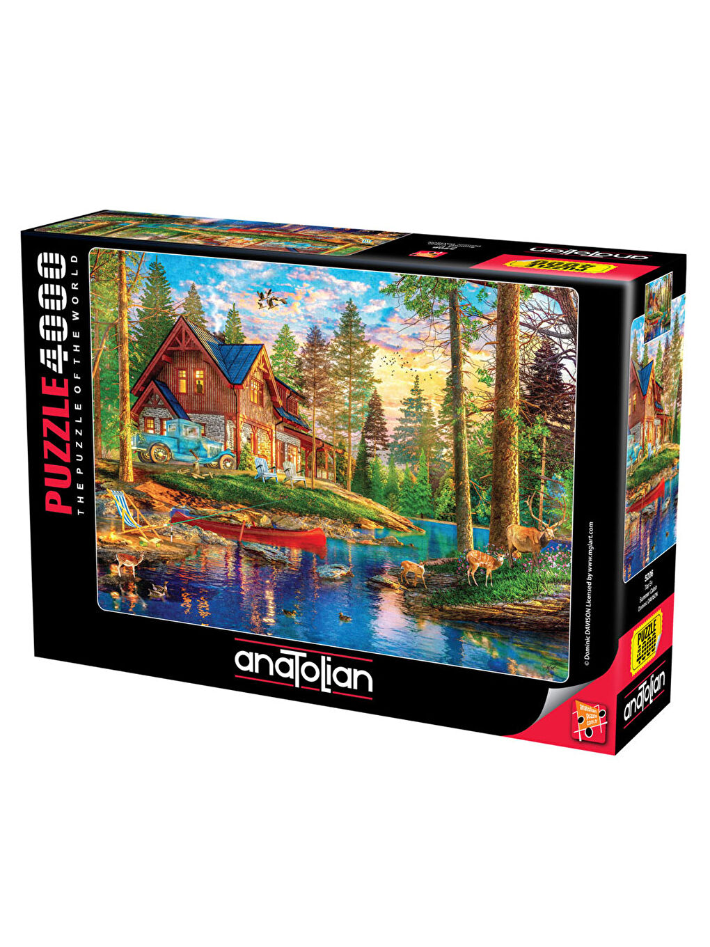 Anatolian Puzzle 4000 Parça Taş Ev 5206