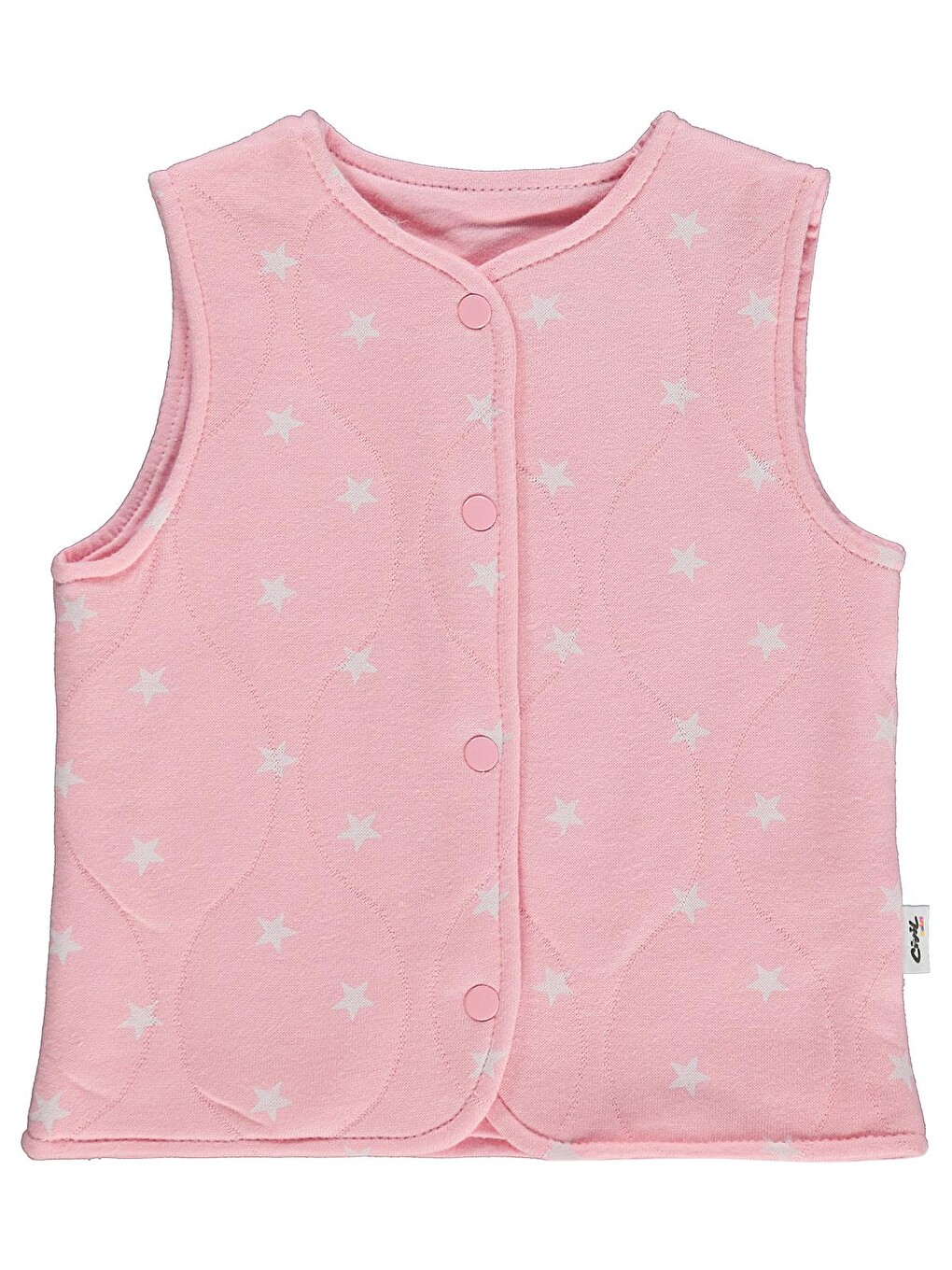 Baby Yıldız Empirme 3-18 Ay Yelek - Pembe