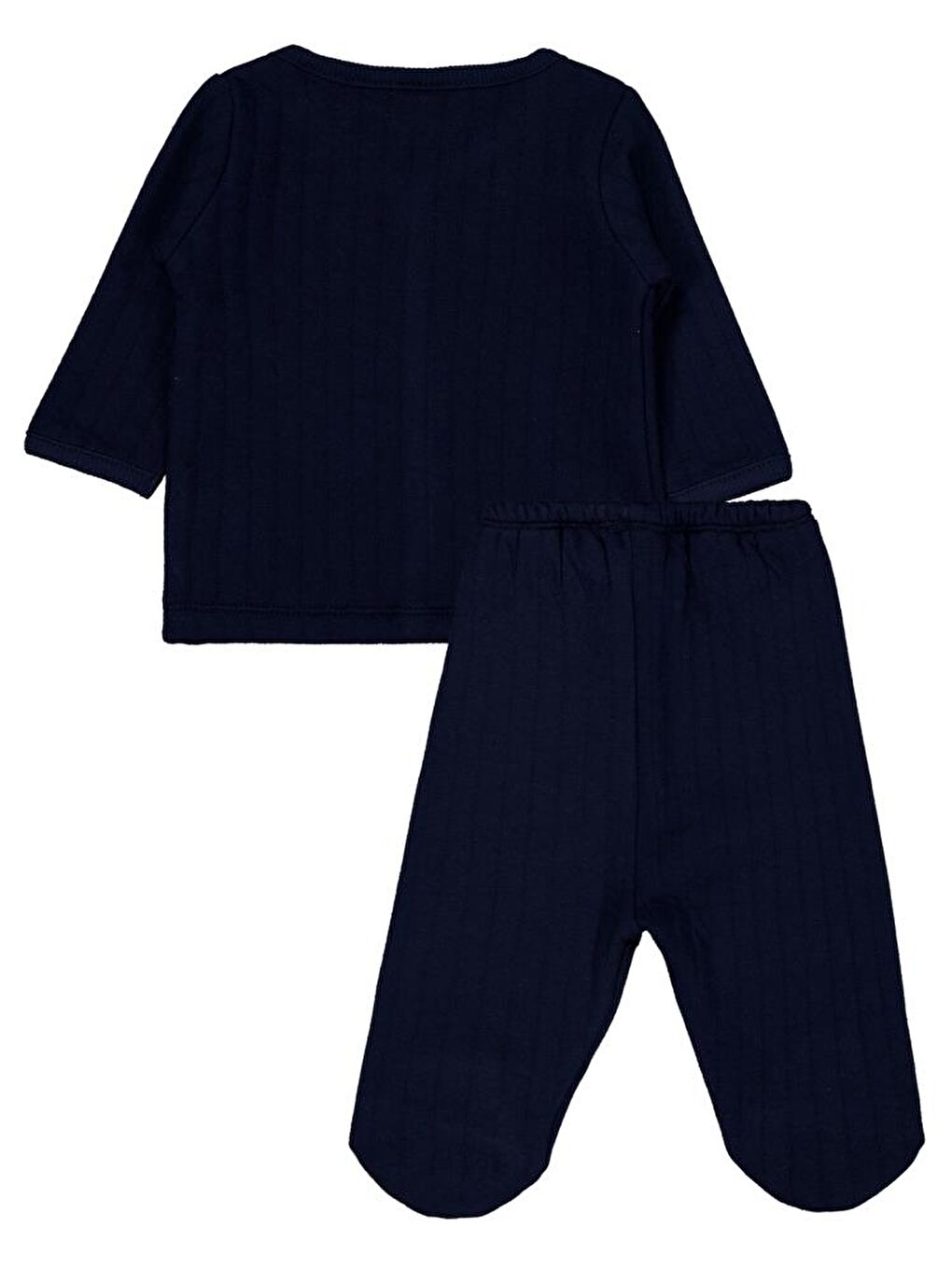 Baby M Nakışlı 1-9 Ay Pijama Takımı - Lacivert 1-3 Ay-1