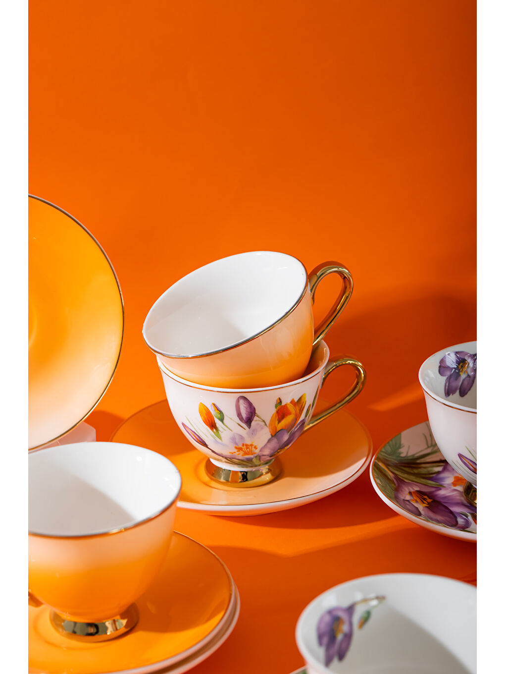 Beyaz 102051 Arancia 6 Kişilik Kahve Fincan Takımı  100ml  Fincanı Seti-1