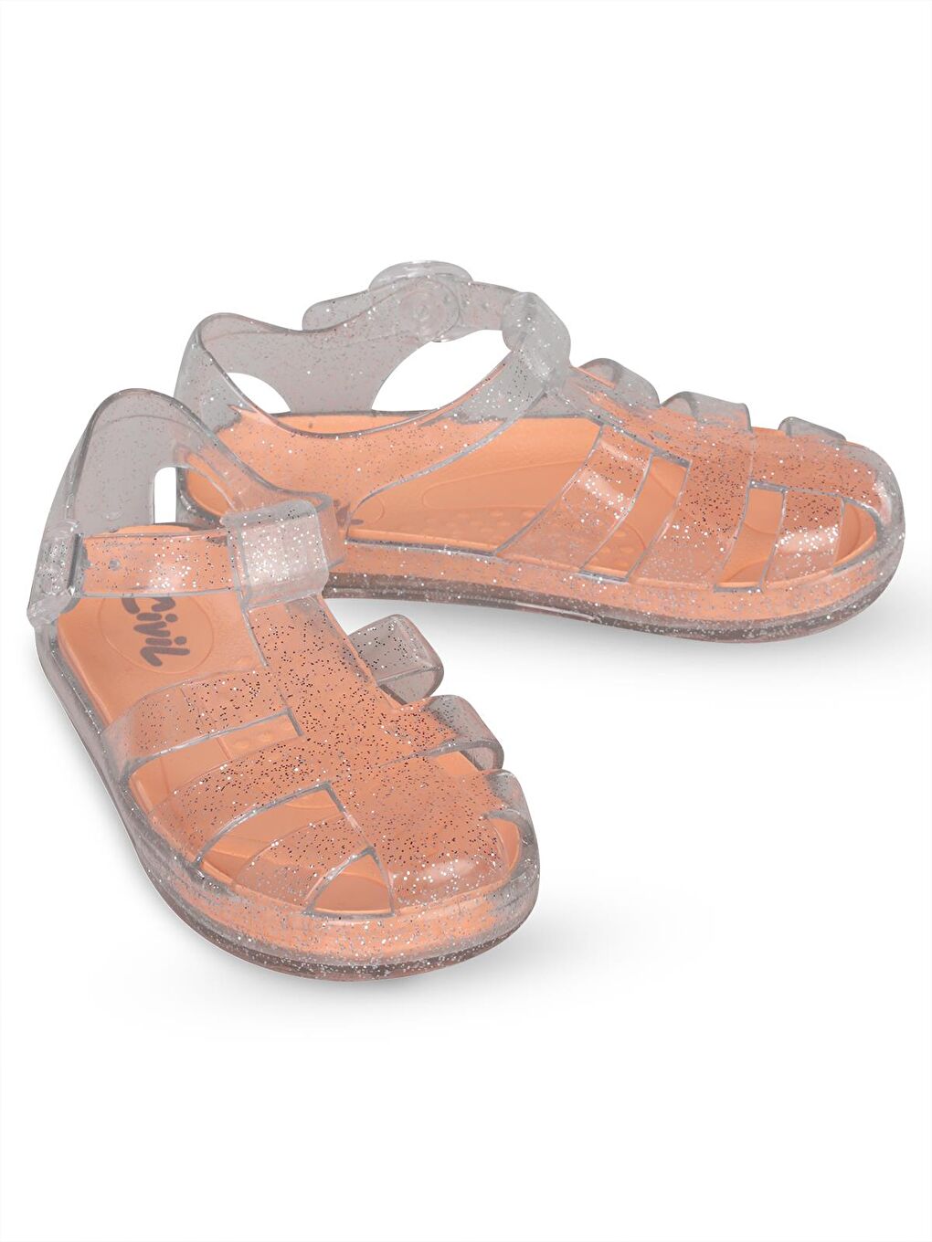 Pembe Girls Tokalı 27- Sandalet - Pudra-3