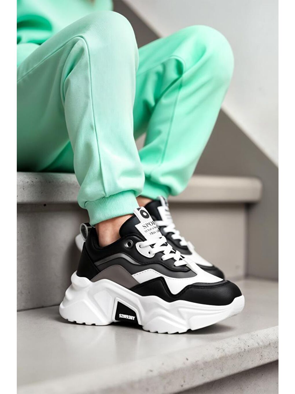 Siyah KİDS DS K 2110 Sneaker 2025 Kız Çocuk-1