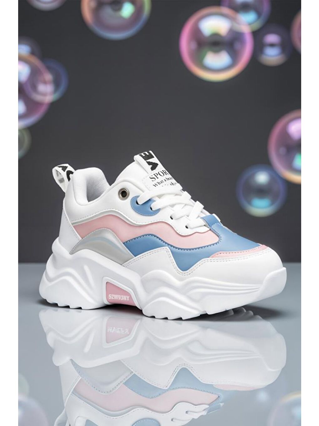 Beyaz KİDS DS K 2110 Sneaker 2025 Kız Çocuk