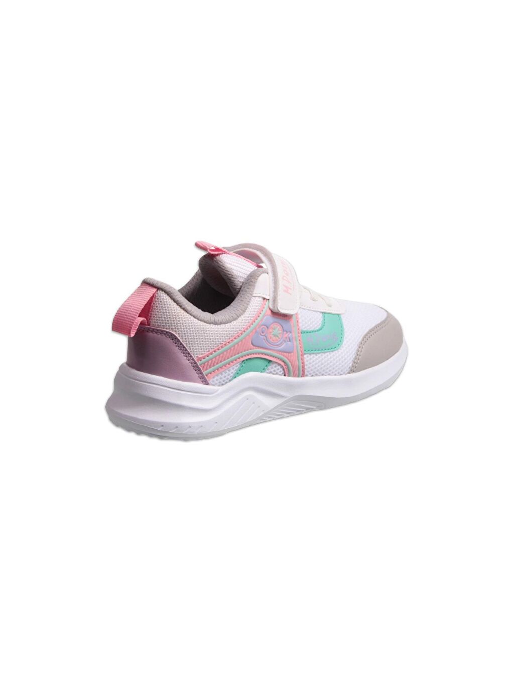 M.P ONE Beyaz-Pembe AirStride Junior Çocuk Velcro Beyaz-Pembe Sneaker - 2