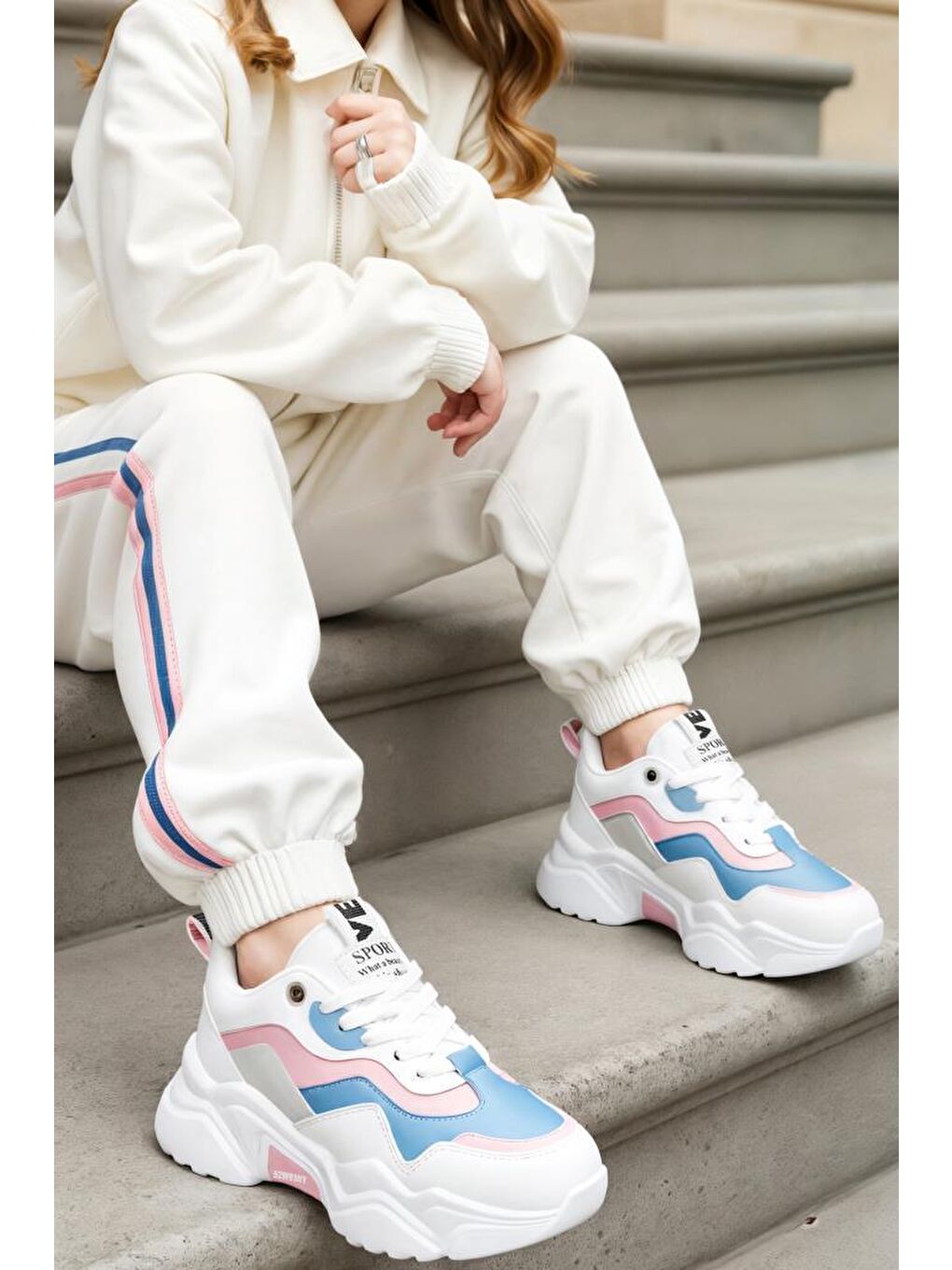 Beyaz KİDS DS K 2110 Sneaker 2025 Kız Çocuk-2